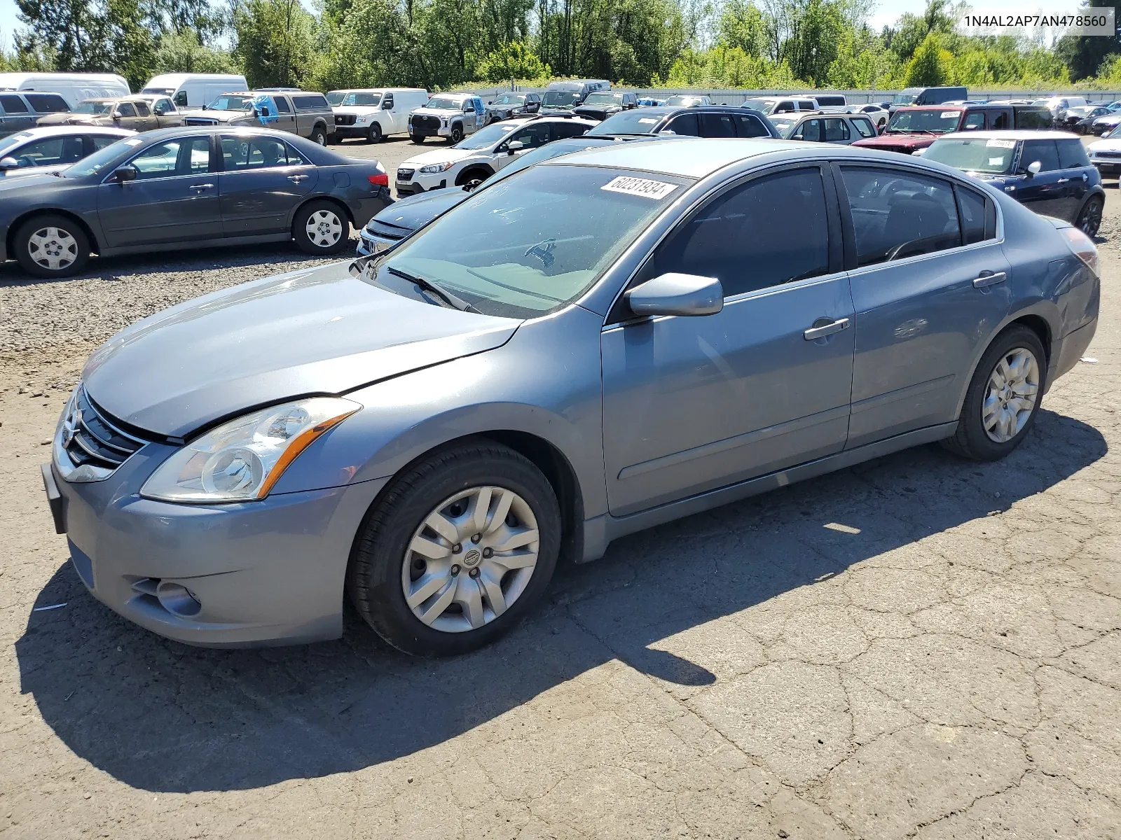 2010 Nissan Altima Base VIN: 1N4AL2AP7AN478560 Lot: 60231934