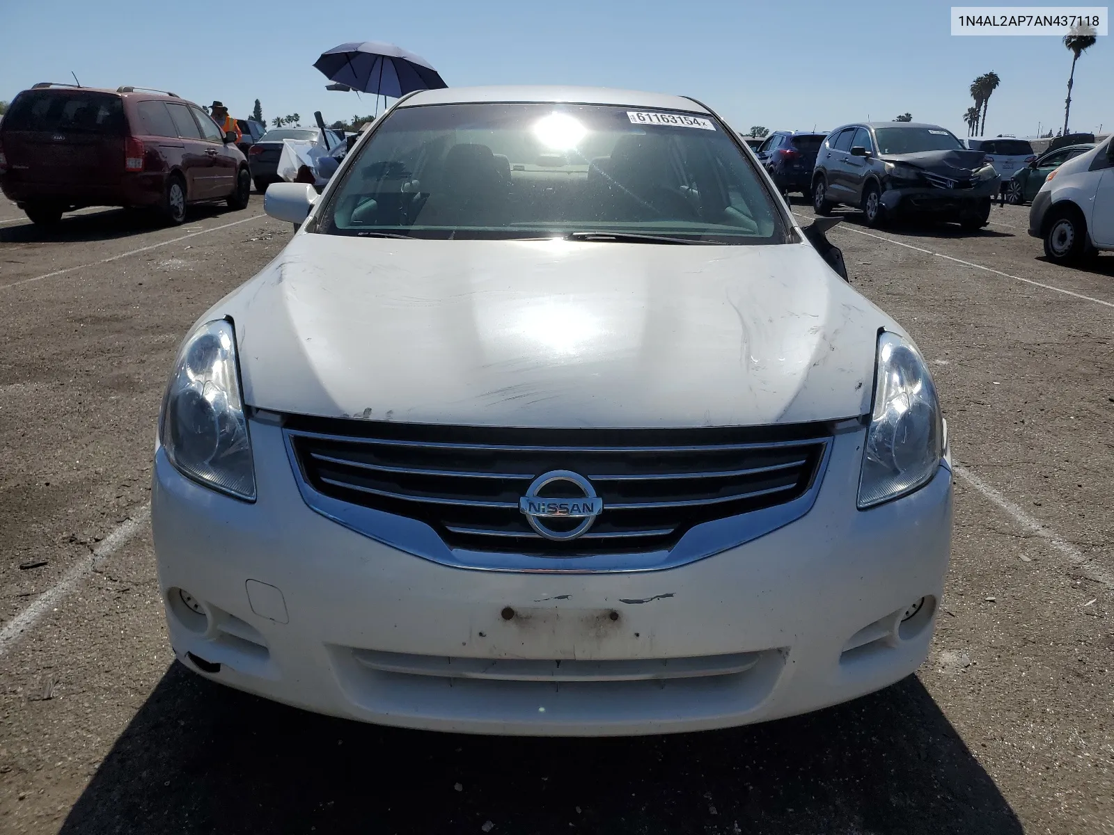 2010 Nissan Altima Base VIN: 1N4AL2AP7AN437118 Lot: 61163154