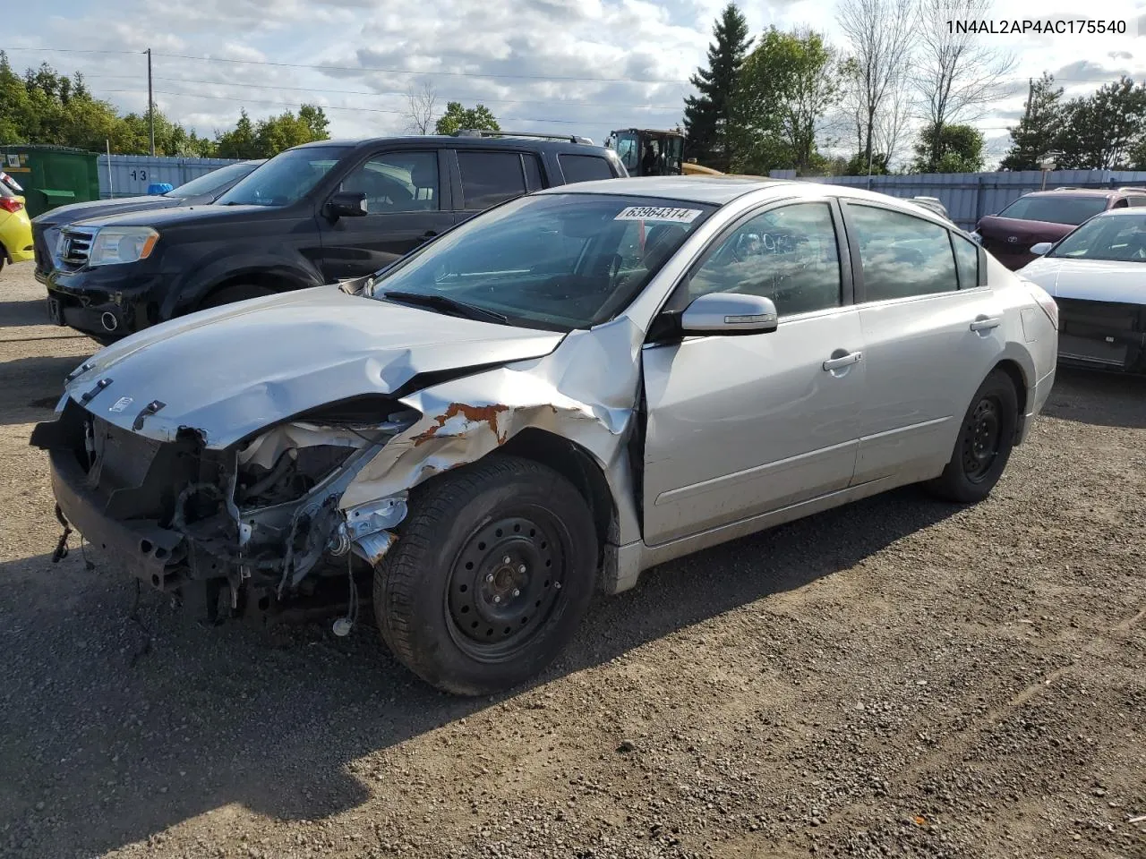 2010 Nissan Altima Base VIN: 1N4AL2AP4AC175540 Lot: 63964314