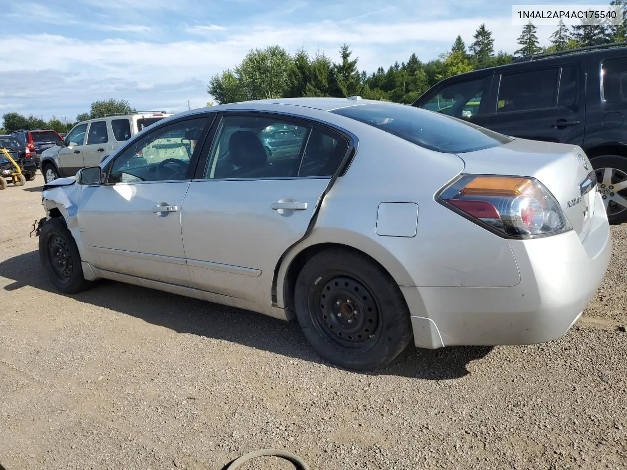 2010 Nissan Altima Base VIN: 1N4AL2AP4AC175540 Lot: 63964314