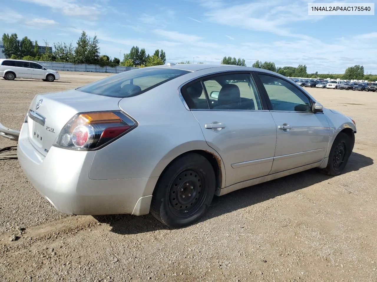 2010 Nissan Altima Base VIN: 1N4AL2AP4AC175540 Lot: 63964314