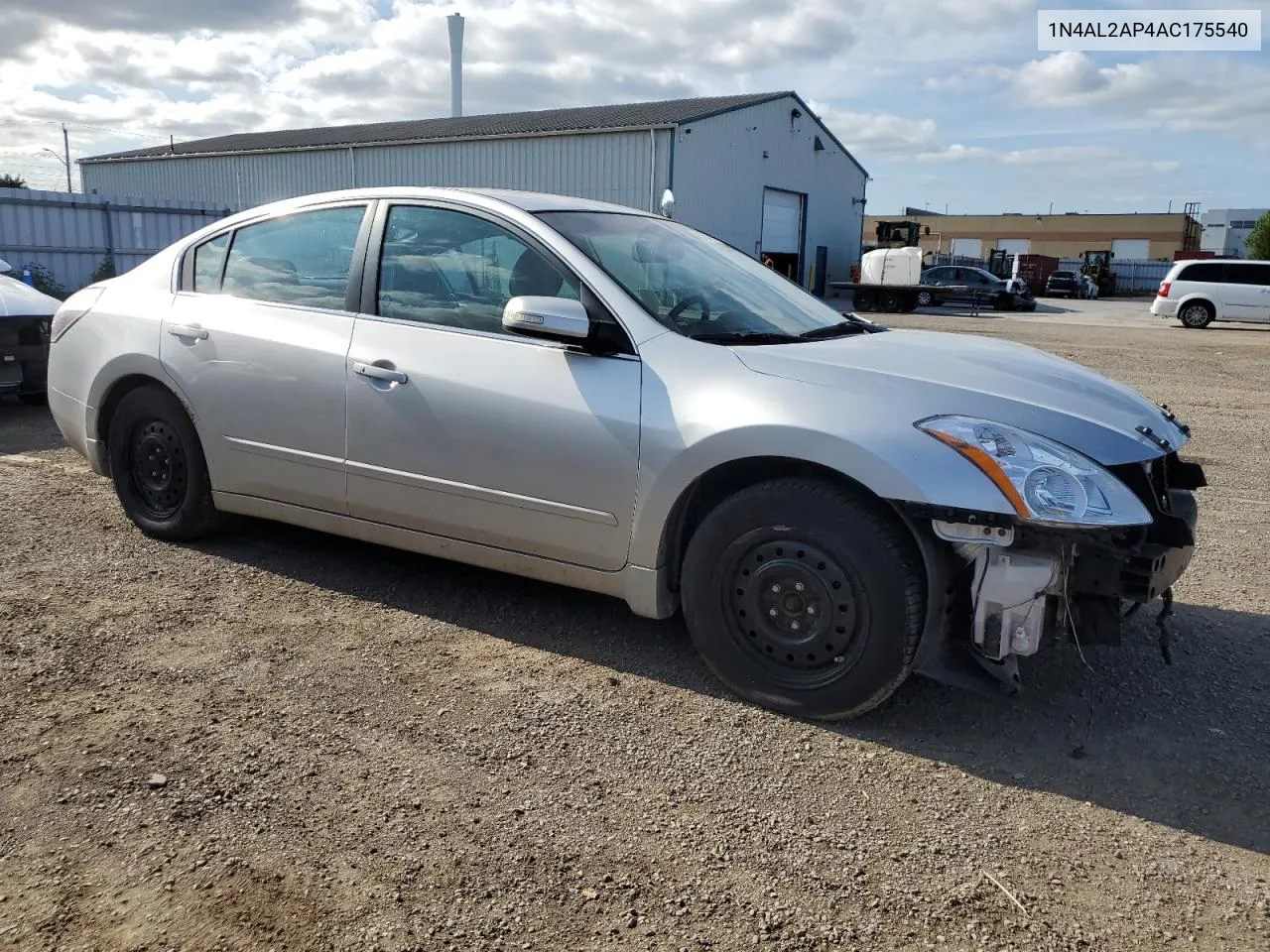 2010 Nissan Altima Base VIN: 1N4AL2AP4AC175540 Lot: 63964314