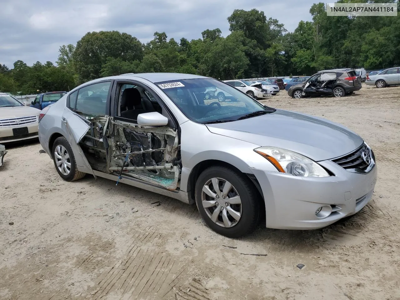 2010 Nissan Altima Base VIN: 1N4AL2AP7AN441184 Lot: 64753624