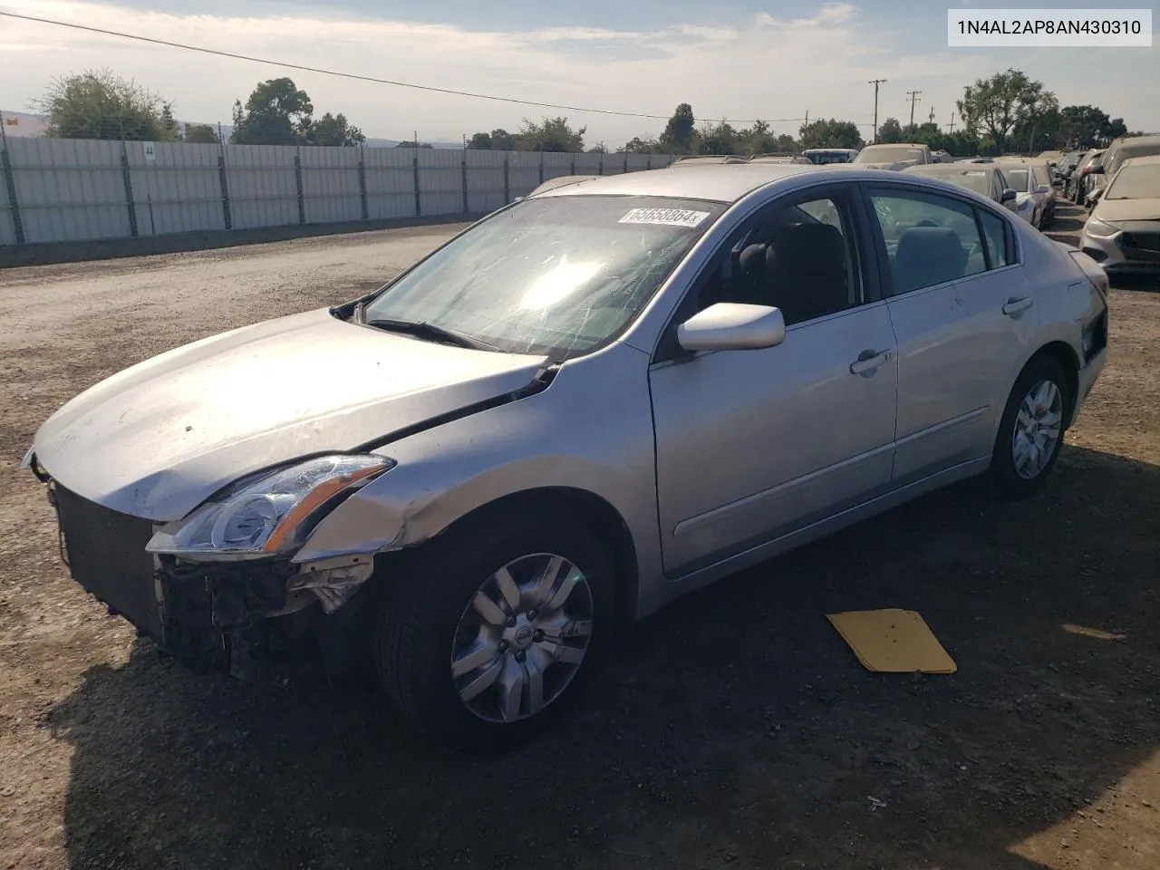 2010 Nissan Altima Base VIN: 1N4AL2AP8AN430310 Lot: 65658864