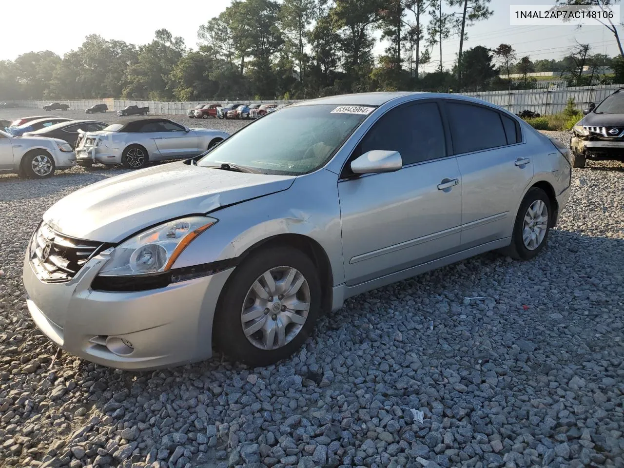 2010 Nissan Altima Base VIN: 1N4AL2AP7AC148106 Lot: 65943964