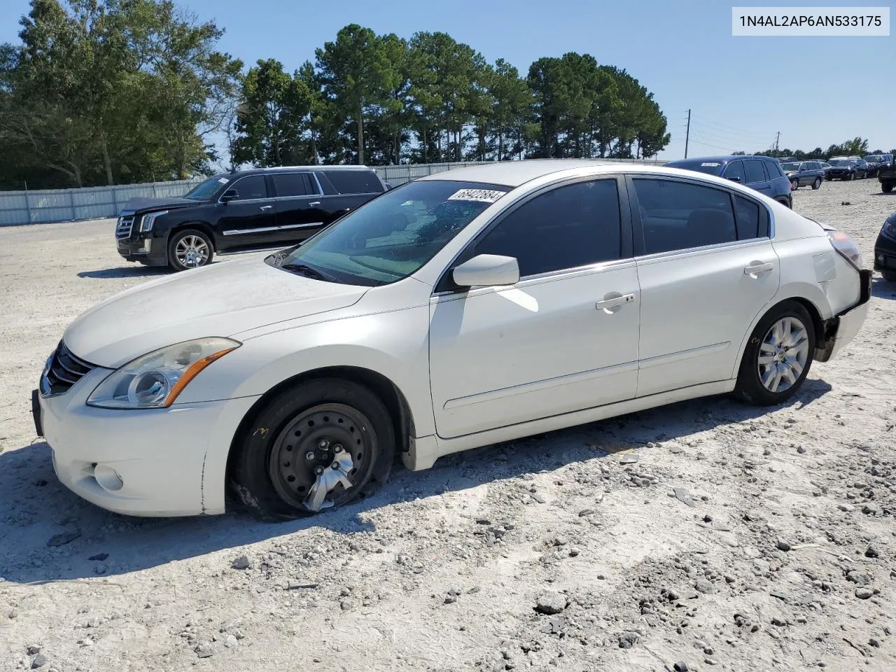 2010 Nissan Altima Base VIN: 1N4AL2AP6AN533175 Lot: 68422884