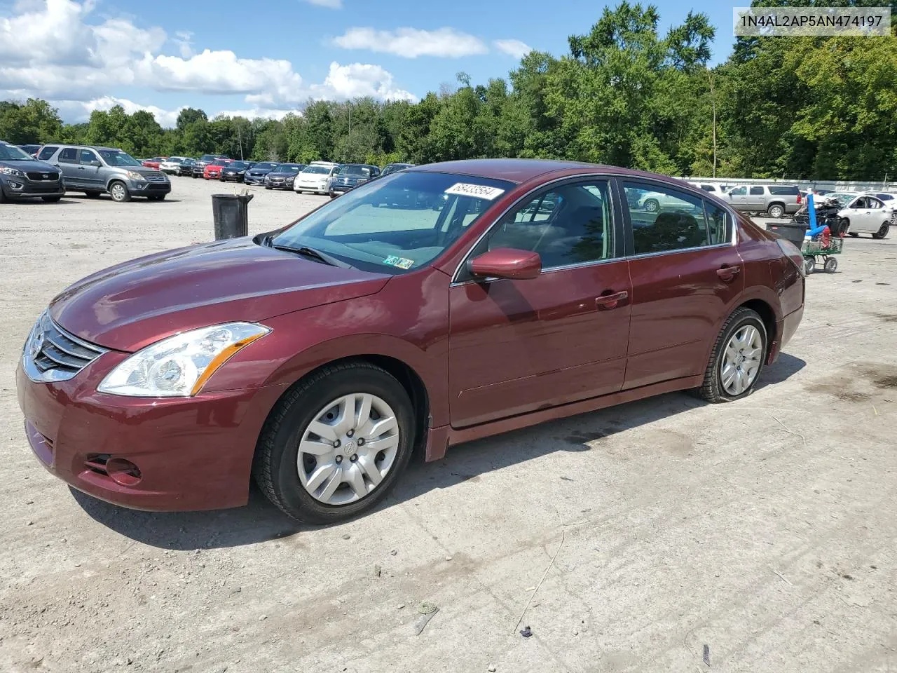 2010 Nissan Altima Base VIN: 1N4AL2AP5AN474197 Lot: 68433564