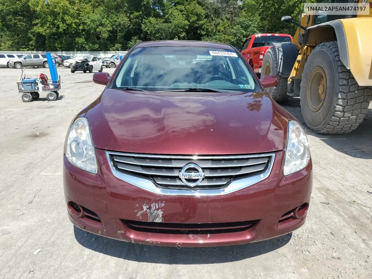 2010 Nissan Altima Base VIN: 1N4AL2AP5AN474197 Lot: 68433564