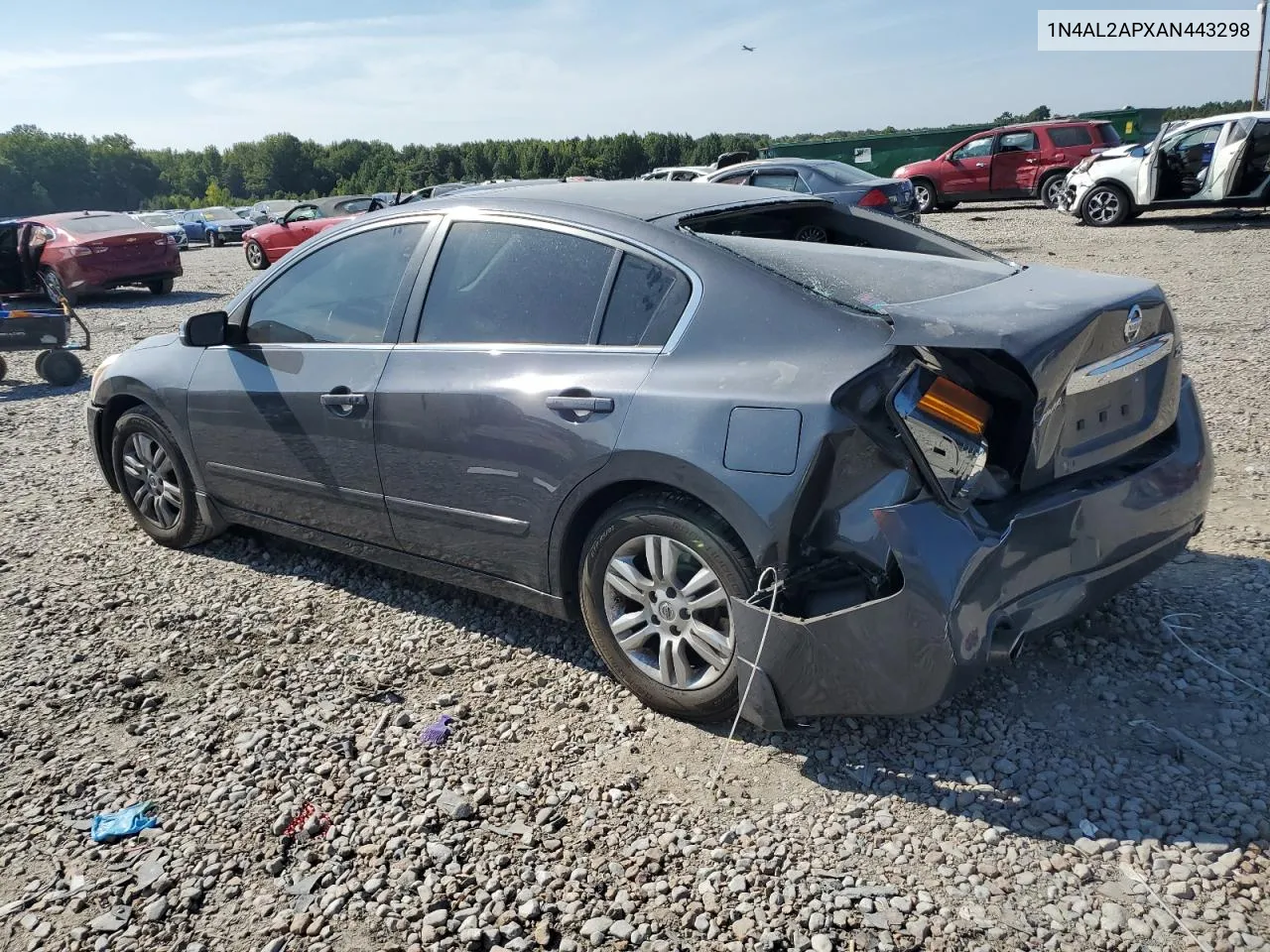 2010 Nissan Altima Base VIN: 1N4AL2APXAN443298 Lot: 68551244