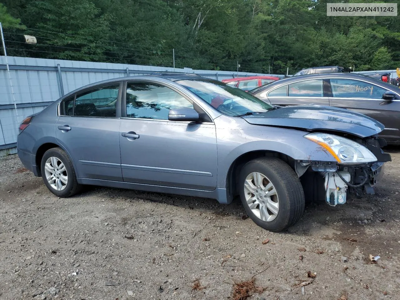 2010 Nissan Altima Base VIN: 1N4AL2APXAN411242 Lot: 68990394