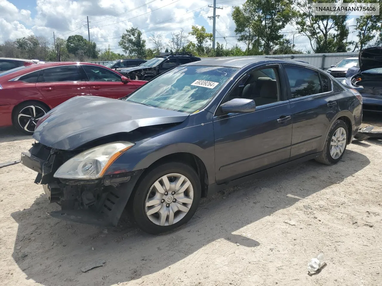 2010 Nissan Altima Base VIN: 1N4AL2AP4AN475406 Lot: 69309264