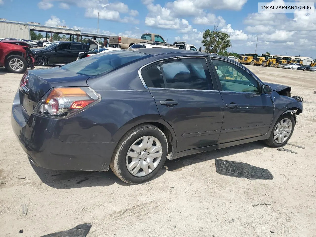 2010 Nissan Altima Base VIN: 1N4AL2AP4AN475406 Lot: 69309264