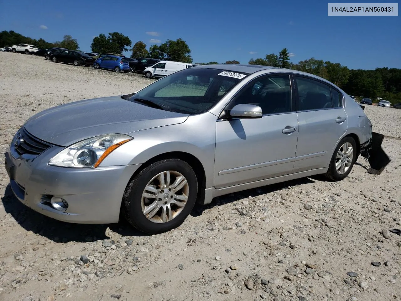 2010 Nissan Altima Base VIN: 1N4AL2AP1AN560431 Lot: 69910874