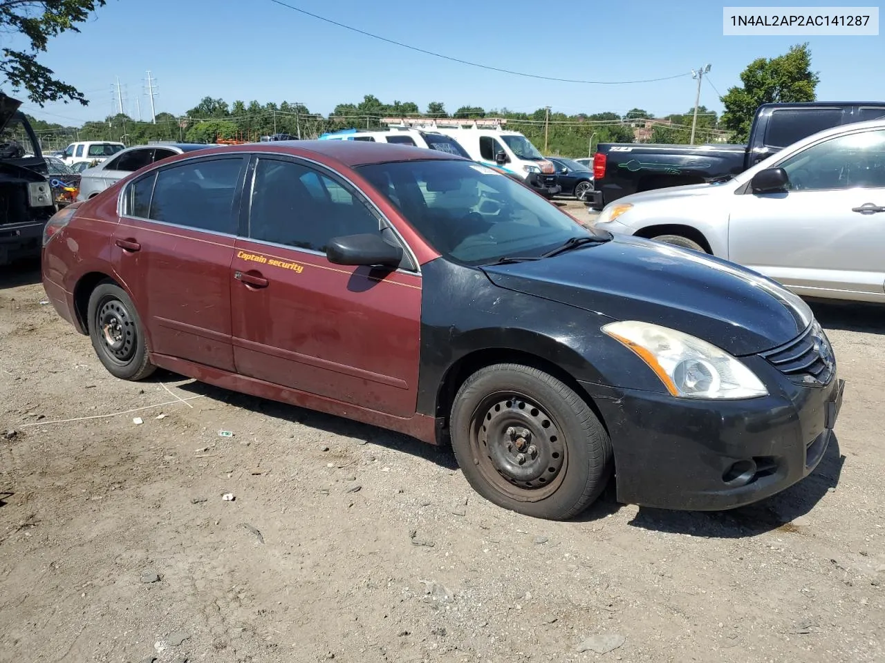 2010 Nissan Altima Base VIN: 1N4AL2AP2AC141287 Lot: 70083824