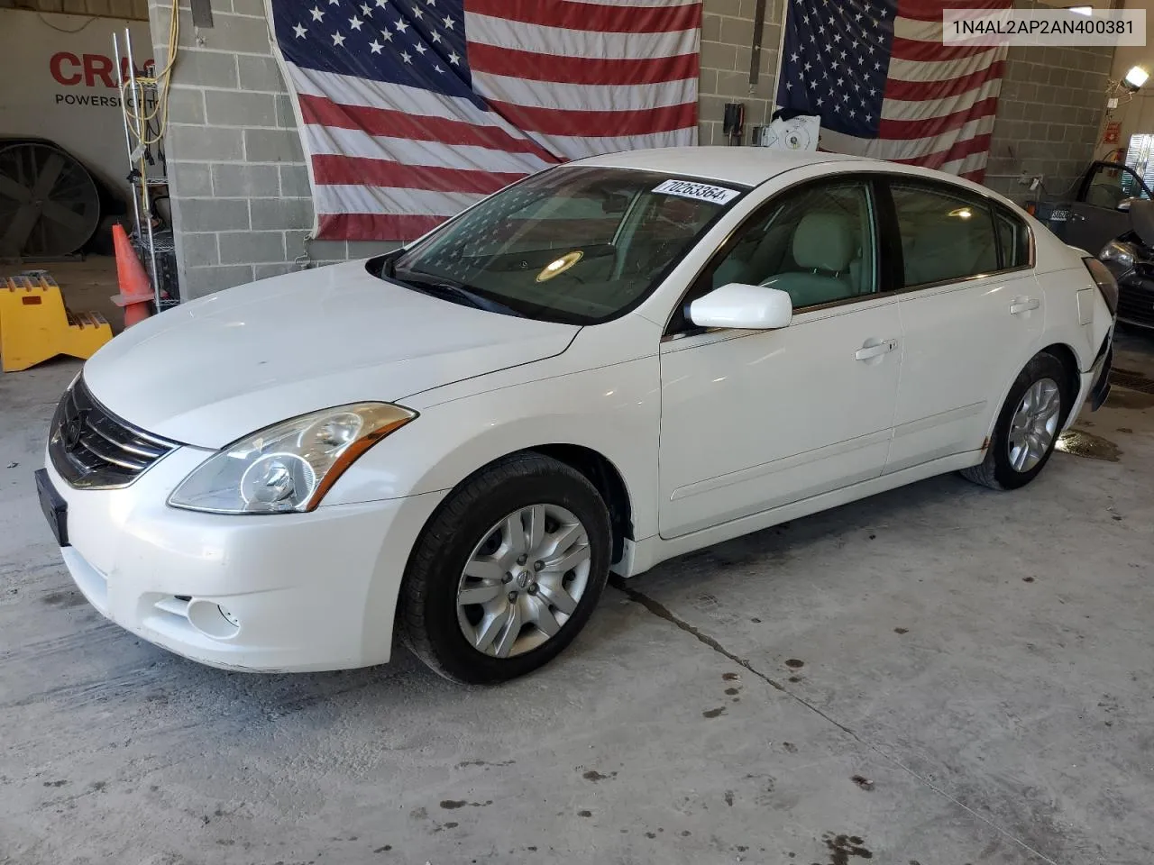 2010 Nissan Altima Base VIN: 1N4AL2AP2AN400381 Lot: 70263364