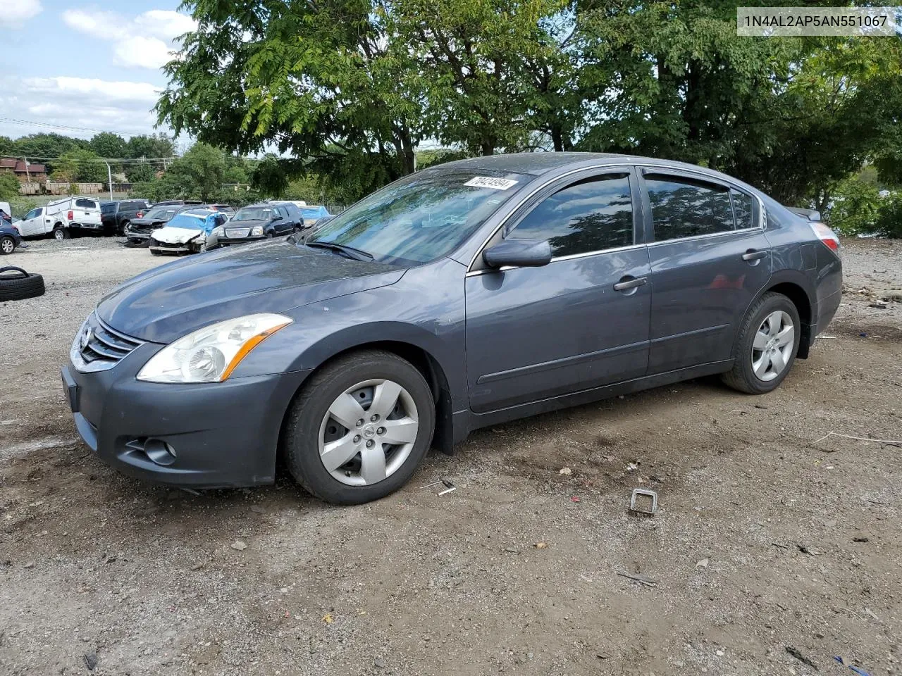 2010 Nissan Altima Base VIN: 1N4AL2AP5AN551067 Lot: 70424994