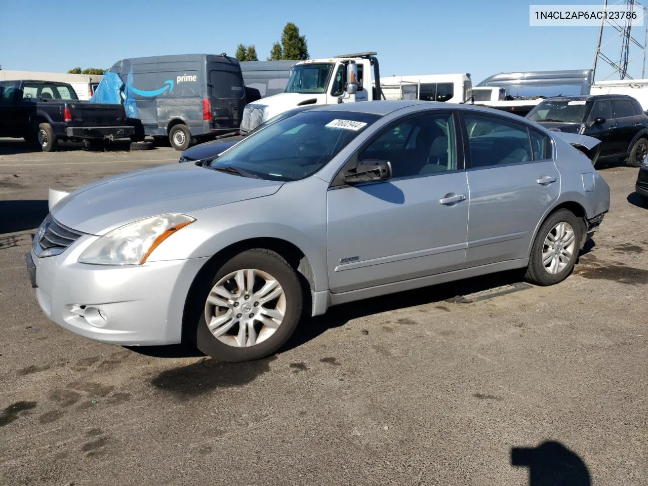 2010 Nissan Altima Hybrid VIN: 1N4CL2AP6AC123786 Lot: 70602944