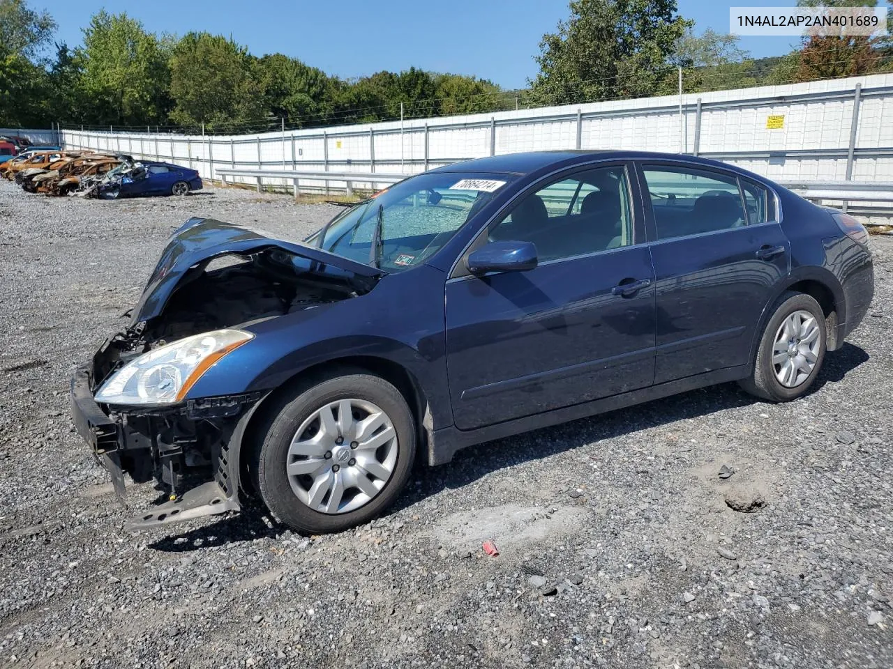 2010 Nissan Altima Base VIN: 1N4AL2AP2AN401689 Lot: 70864214