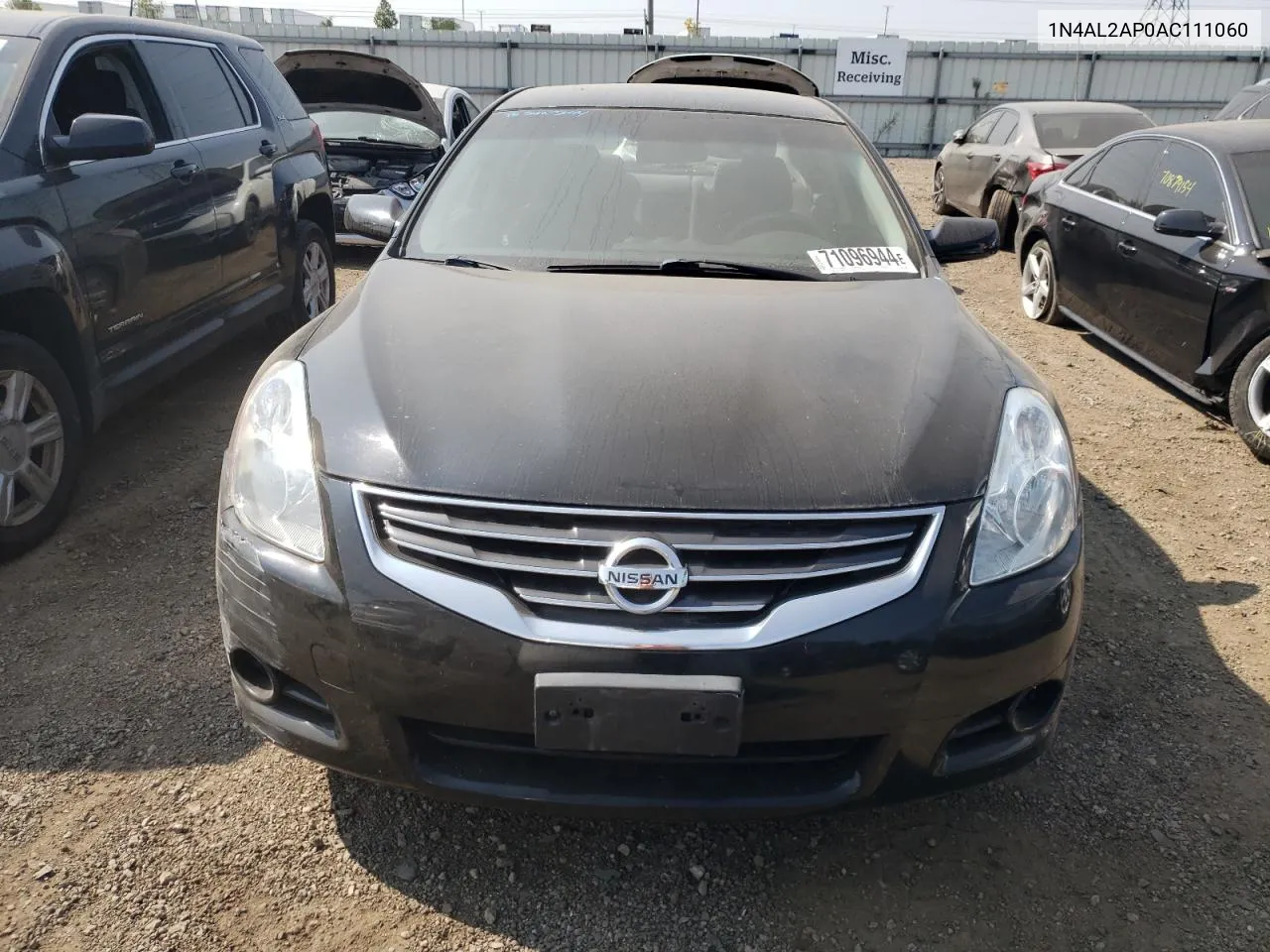 2010 Nissan Altima Base VIN: 1N4AL2AP0AC111060 Lot: 71096944