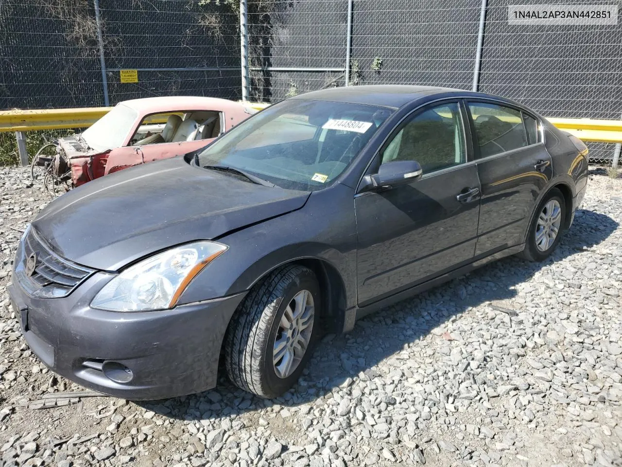 2010 Nissan Altima Base VIN: 1N4AL2AP3AN442851 Lot: 71448804