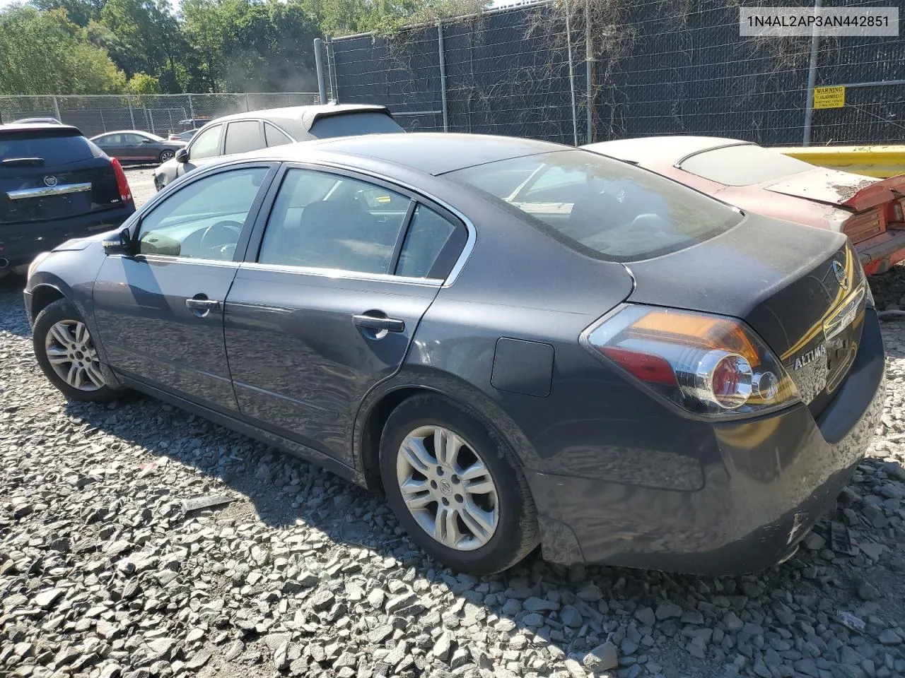 2010 Nissan Altima Base VIN: 1N4AL2AP3AN442851 Lot: 71448804