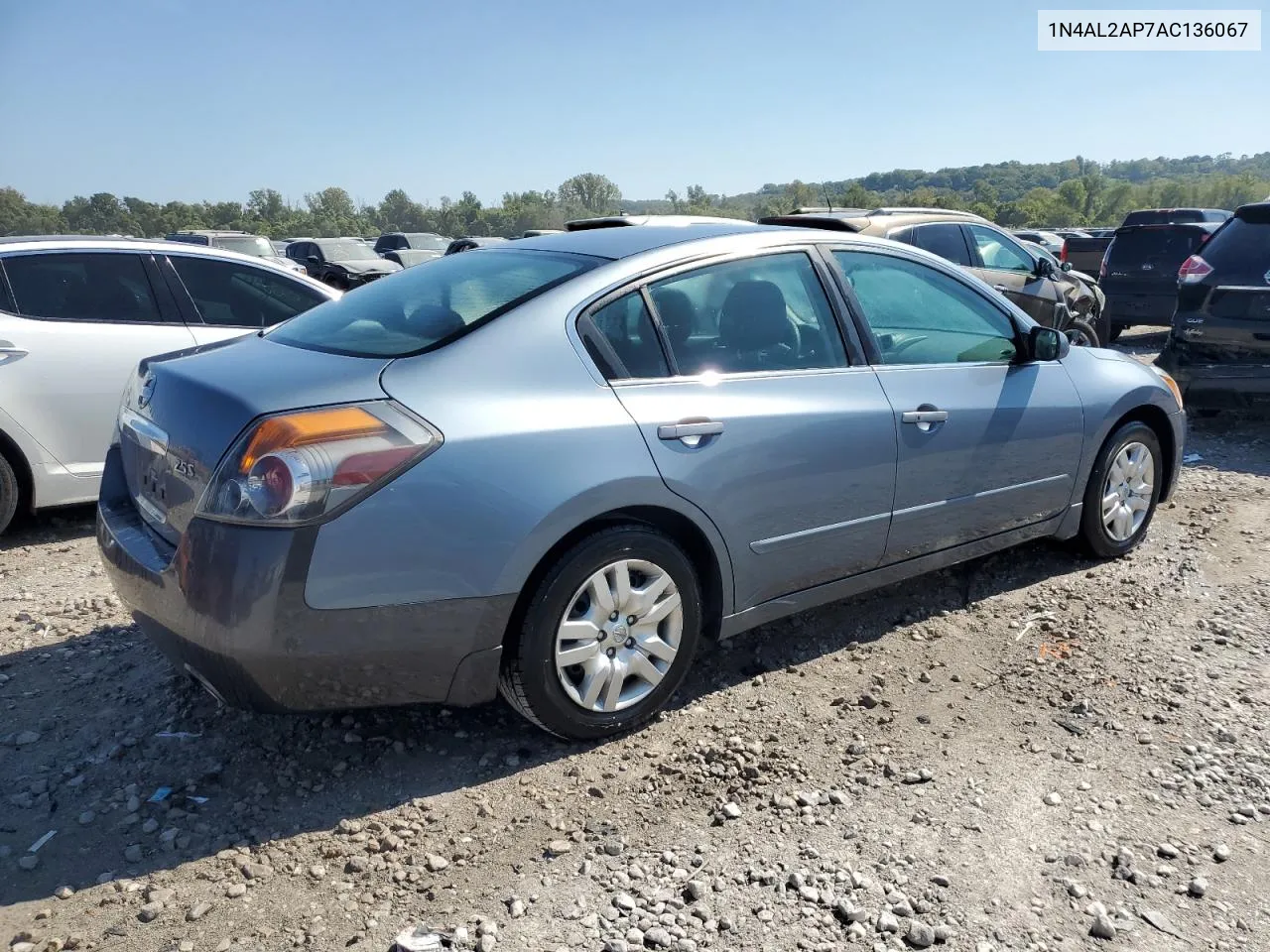 2010 Nissan Altima Base VIN: 1N4AL2AP7AC136067 Lot: 72178714