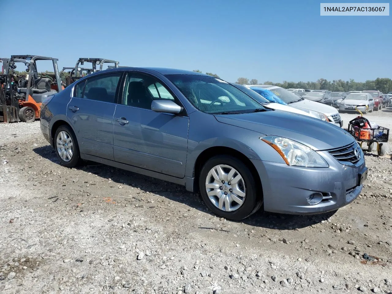 2010 Nissan Altima Base VIN: 1N4AL2AP7AC136067 Lot: 72178714