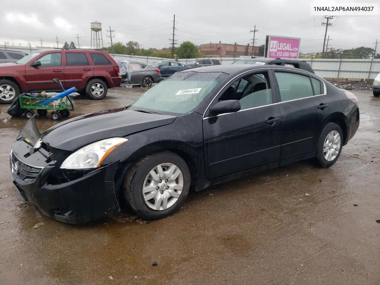 2010 Nissan Altima Base VIN: 1N4AL2AP6AN494037 Lot: 72894474