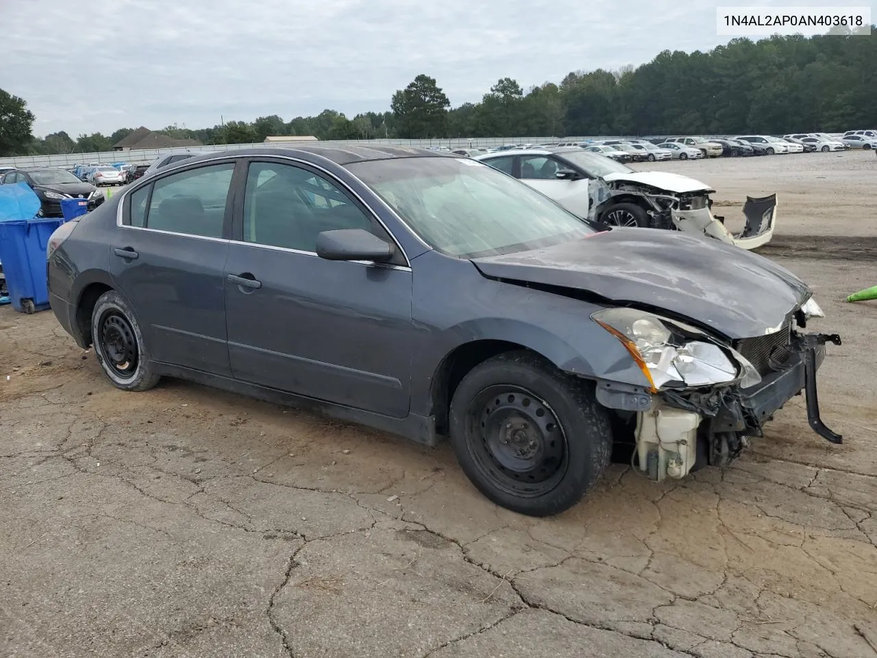 2010 Nissan Altima Base VIN: 1N4AL2AP0AN403618 Lot: 73354534