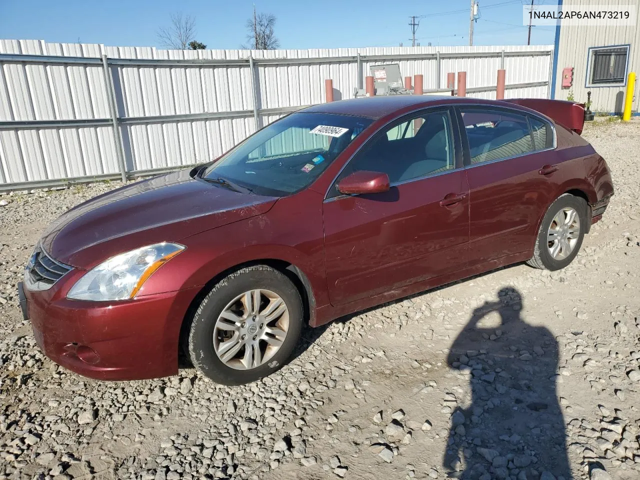 2010 Nissan Altima Base VIN: 1N4AL2AP6AN473219 Lot: 74090964