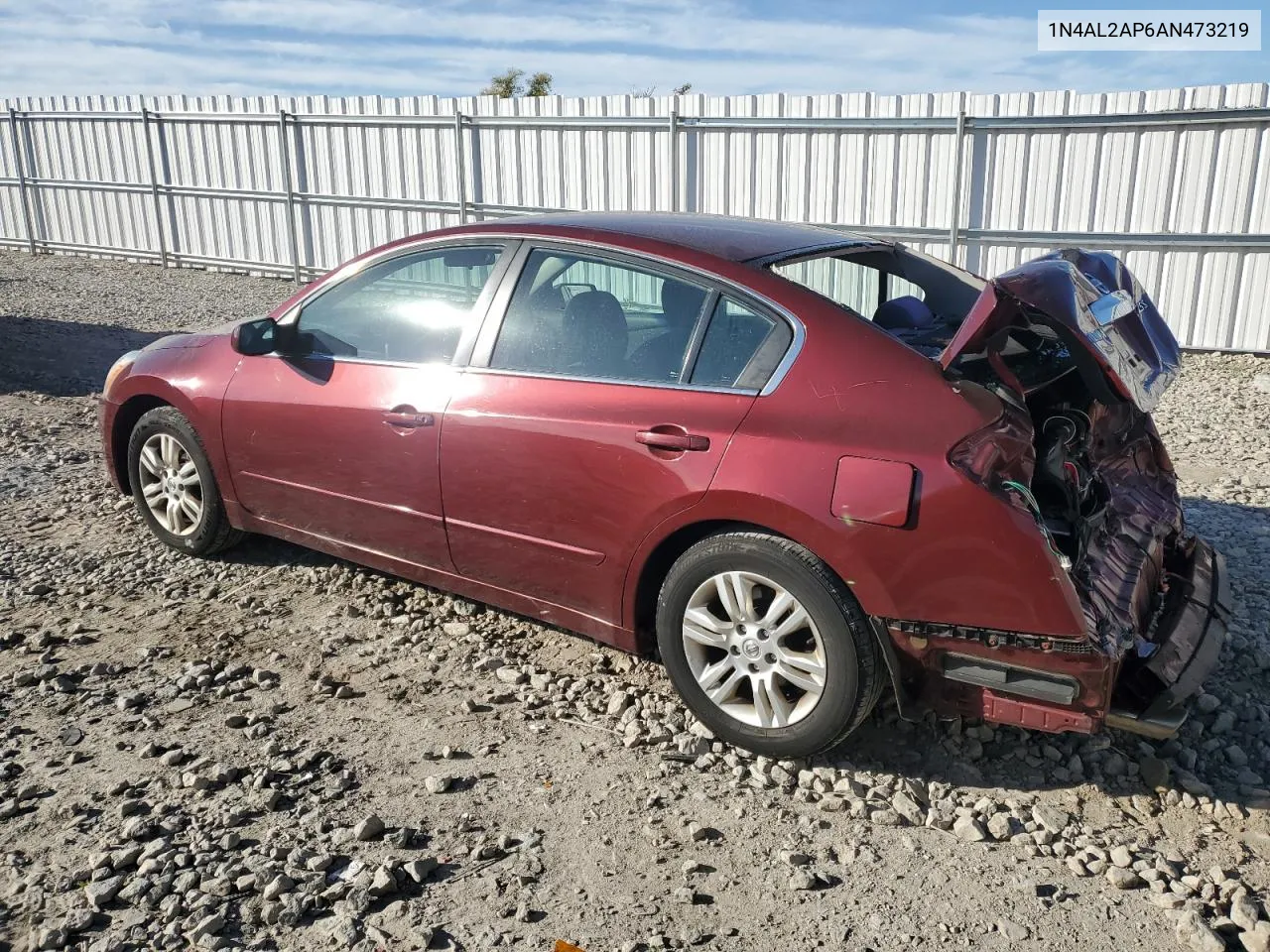 2010 Nissan Altima Base VIN: 1N4AL2AP6AN473219 Lot: 74090964