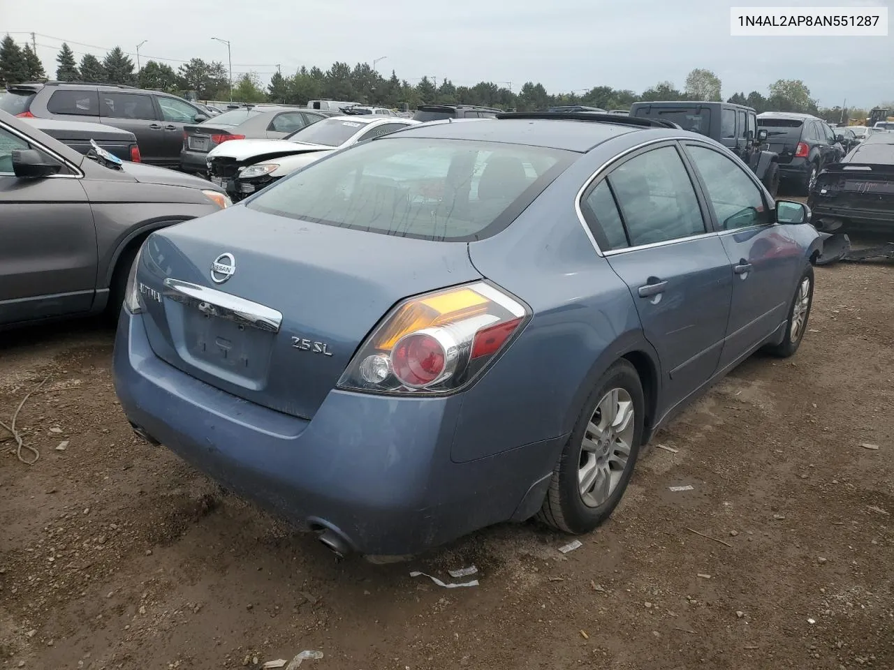 2010 Nissan Altima Base VIN: 1N4AL2AP8AN551287 Lot: 74145264