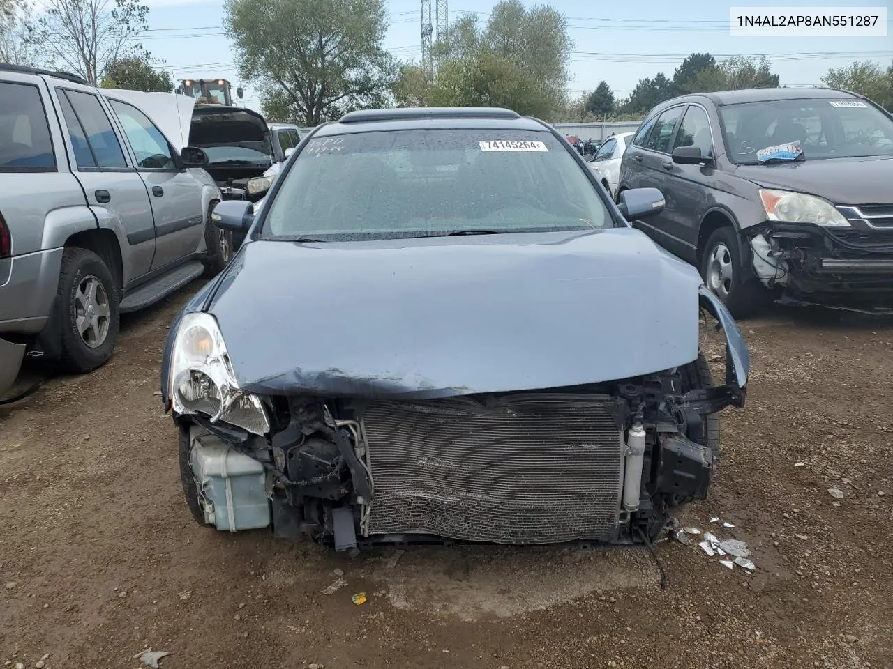 2010 Nissan Altima Base VIN: 1N4AL2AP8AN551287 Lot: 74145264