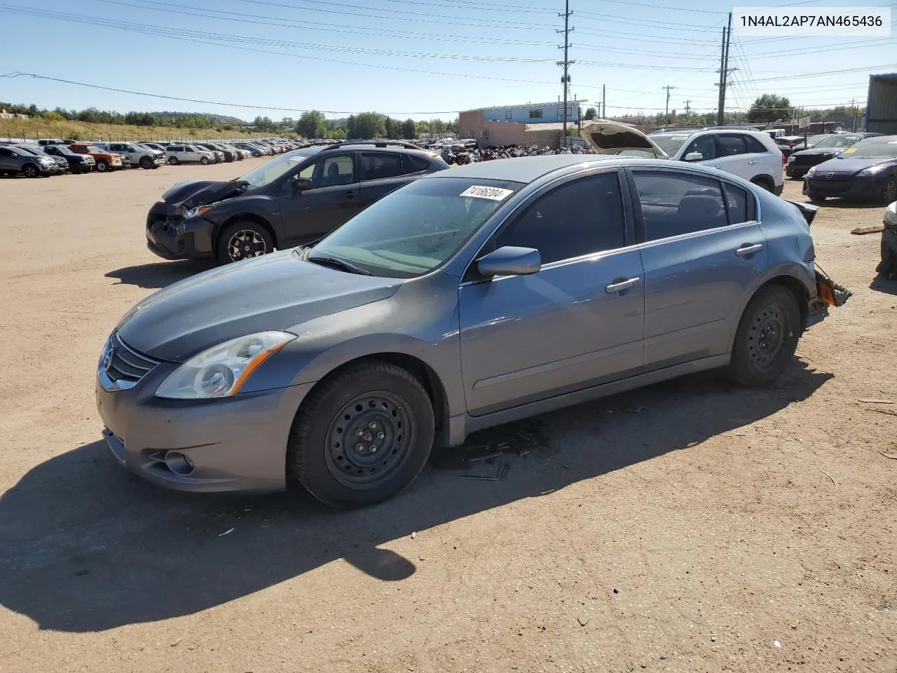 2010 Nissan Altima Base VIN: 1N4AL2AP7AN465436 Lot: 74186204