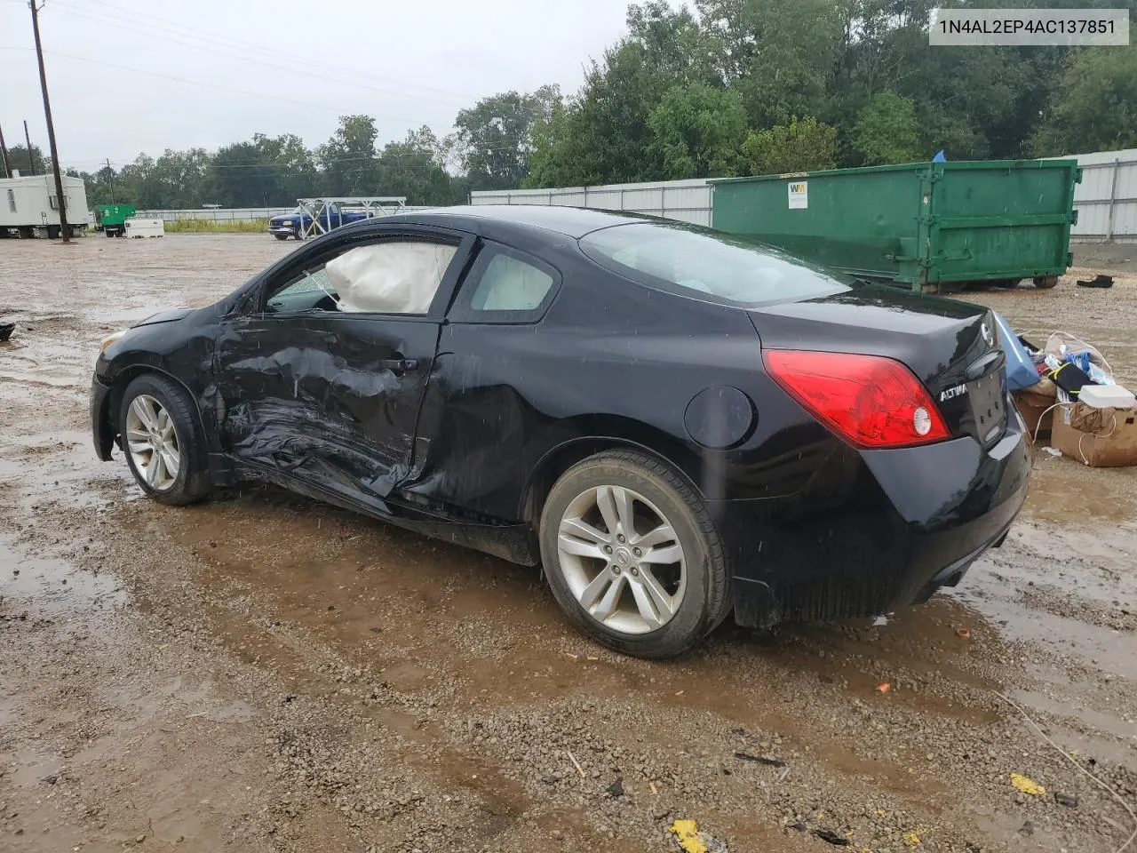 2010 Nissan Altima S VIN: 1N4AL2EP4AC137851 Lot: 74284564