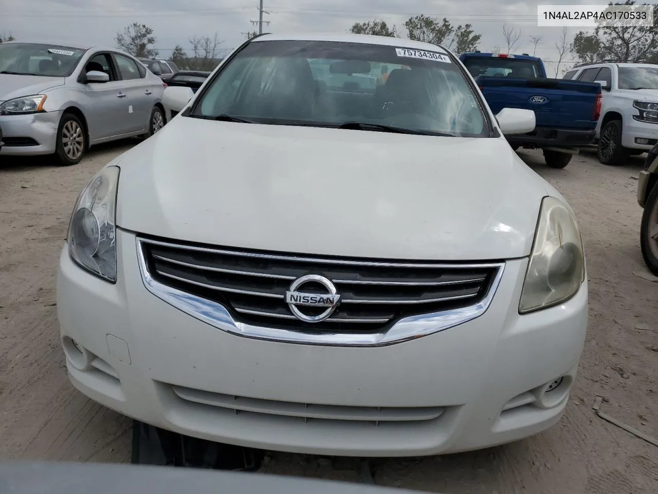 2010 Nissan Altima Base VIN: 1N4AL2AP4AC170533 Lot: 75734304