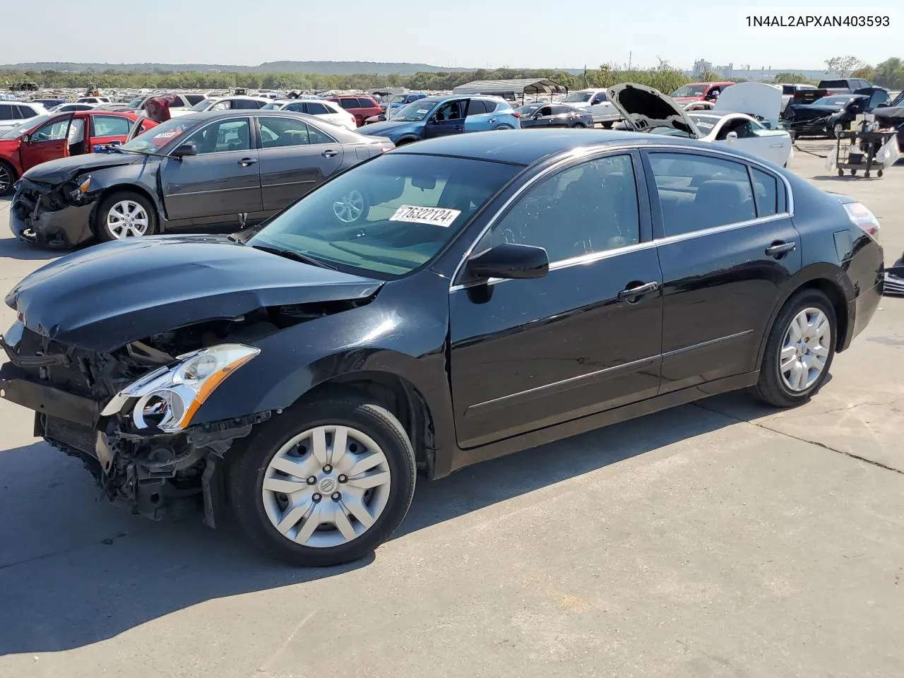 2010 Nissan Altima Base VIN: 1N4AL2APXAN403593 Lot: 76322124