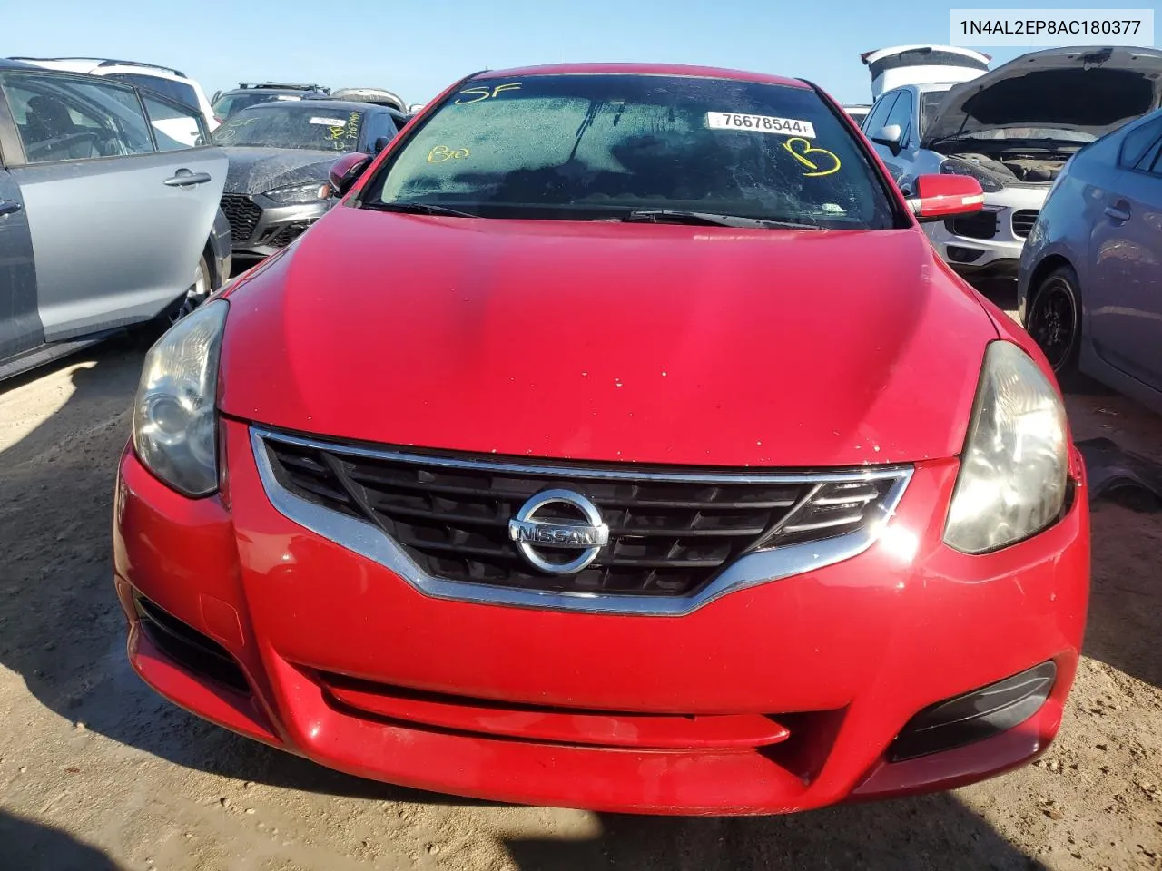 2010 Nissan Altima S VIN: 1N4AL2EP8AC180377 Lot: 76678544