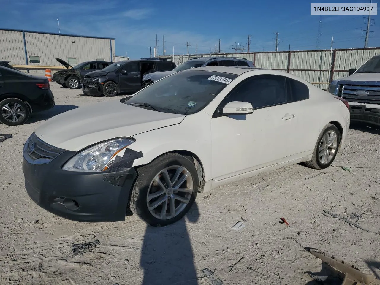 2010 Nissan Altima Sr VIN: 1N4BL2EP3AC194997 Lot: 77271784