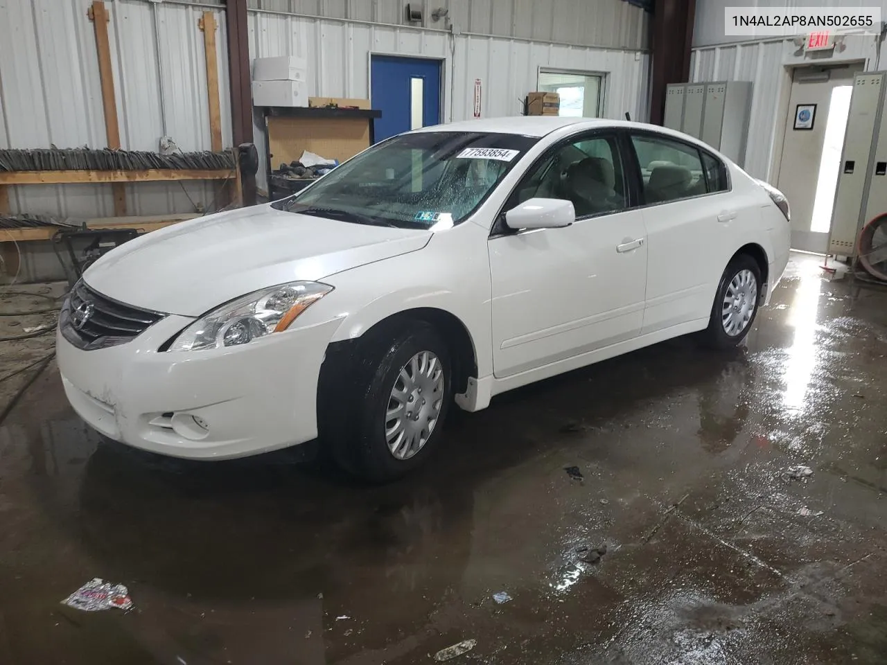 2010 Nissan Altima Base VIN: 1N4AL2AP8AN502655 Lot: 77593854