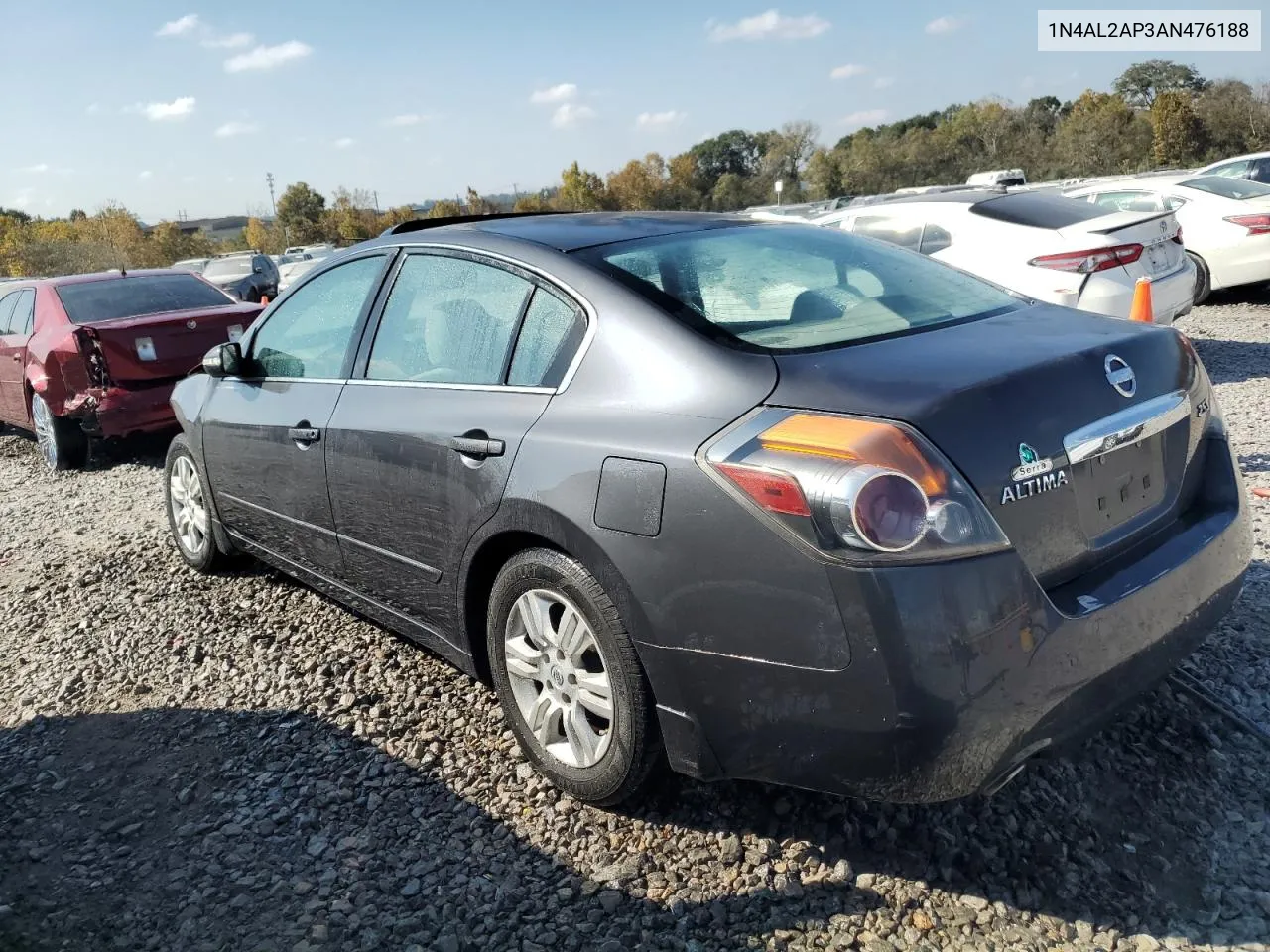 2010 Nissan Altima Base VIN: 1N4AL2AP3AN476188 Lot: 77603014