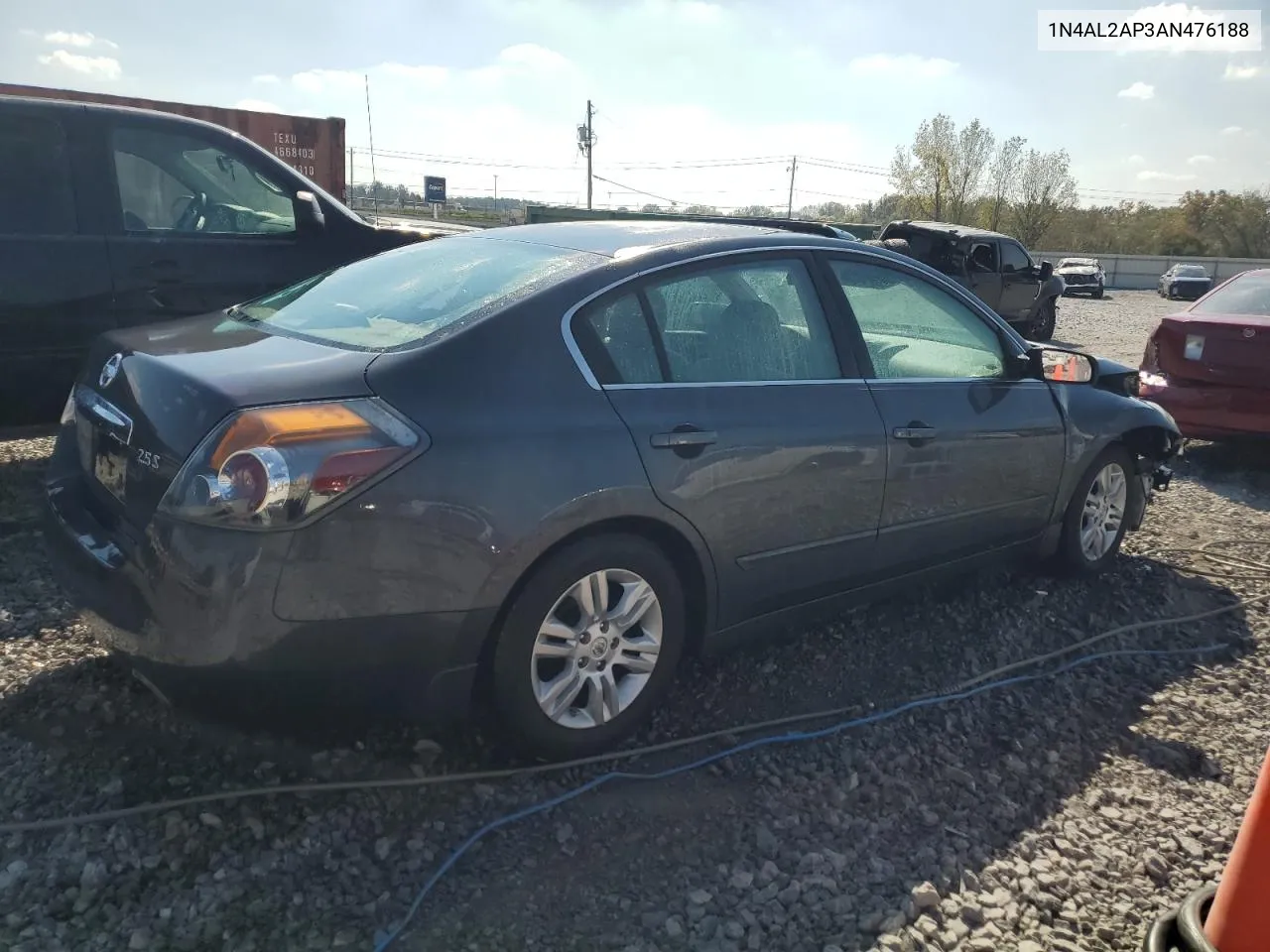 2010 Nissan Altima Base VIN: 1N4AL2AP3AN476188 Lot: 77603014