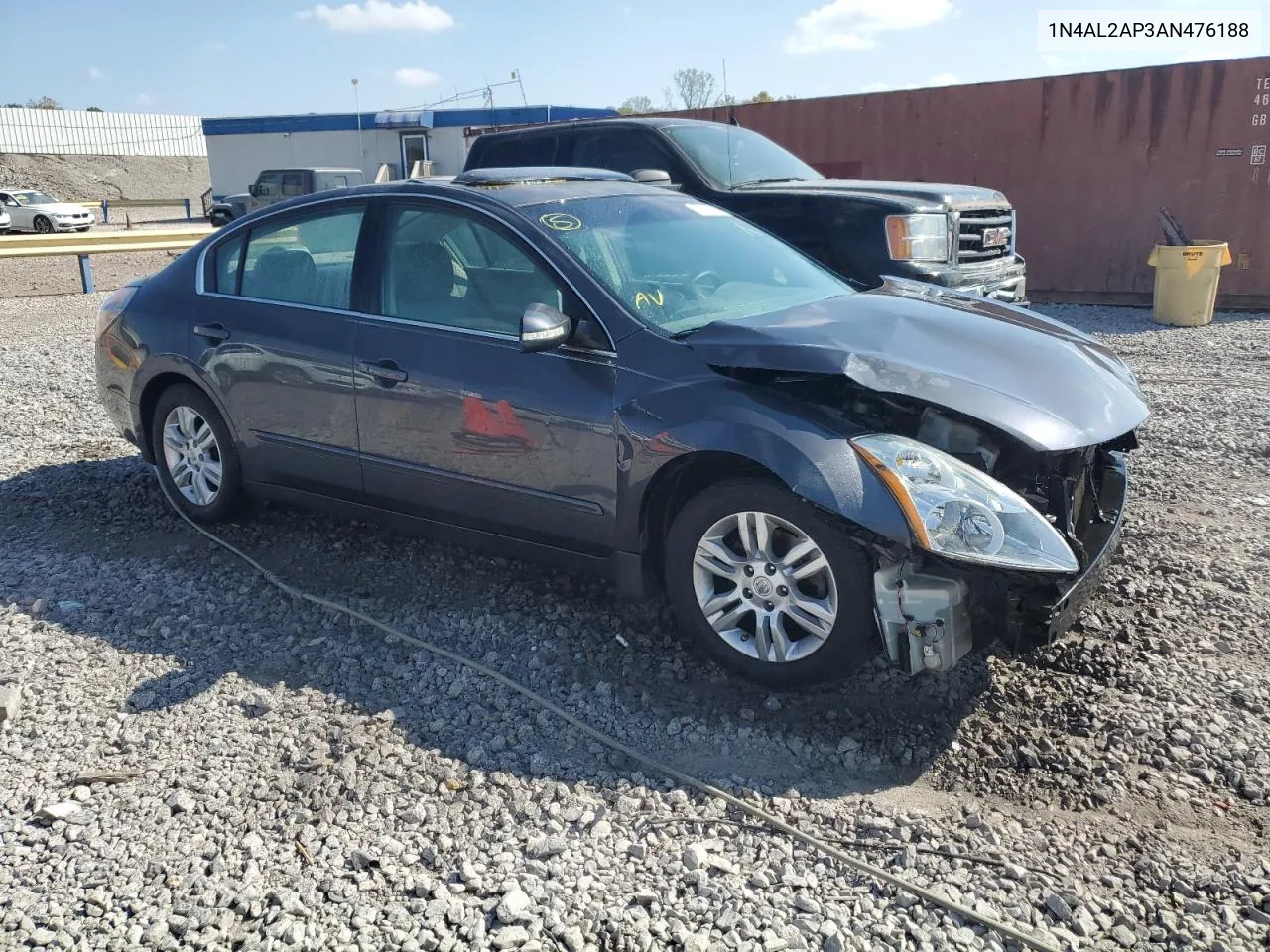 2010 Nissan Altima Base VIN: 1N4AL2AP3AN476188 Lot: 77603014