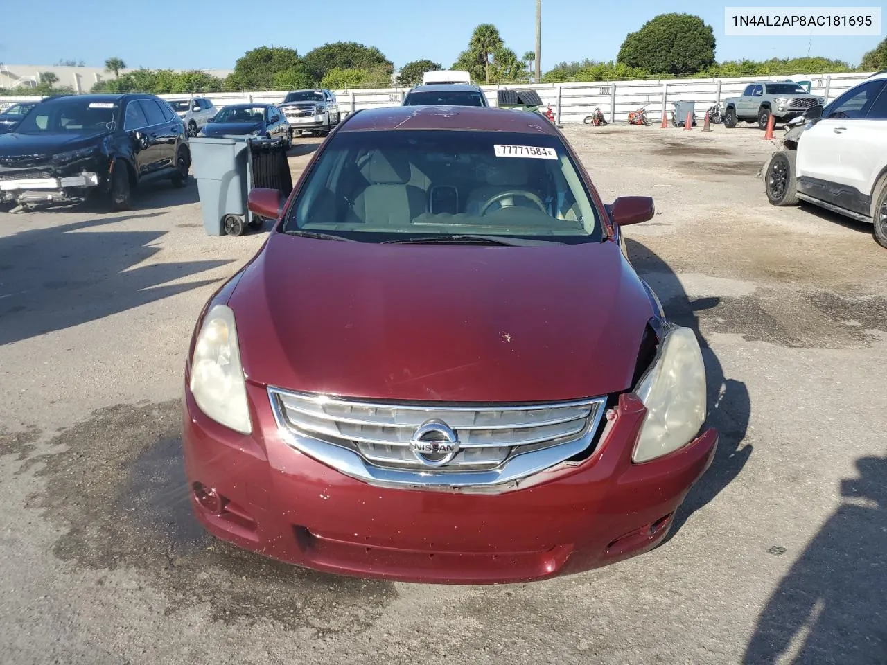 2010 Nissan Altima Base VIN: 1N4AL2AP8AC181695 Lot: 77771584