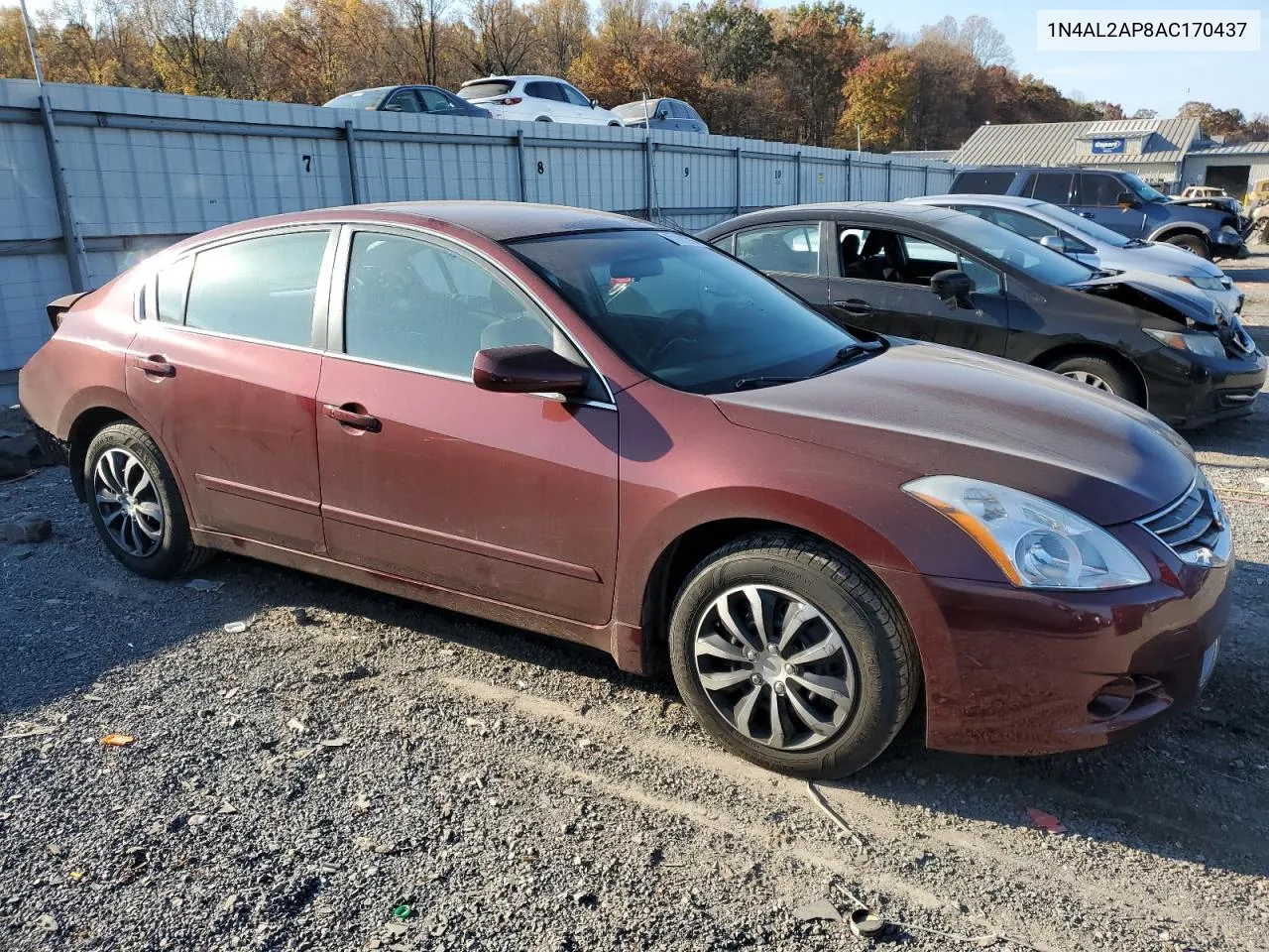 2010 Nissan Altima Base VIN: 1N4AL2AP8AC170437 Lot: 77821714