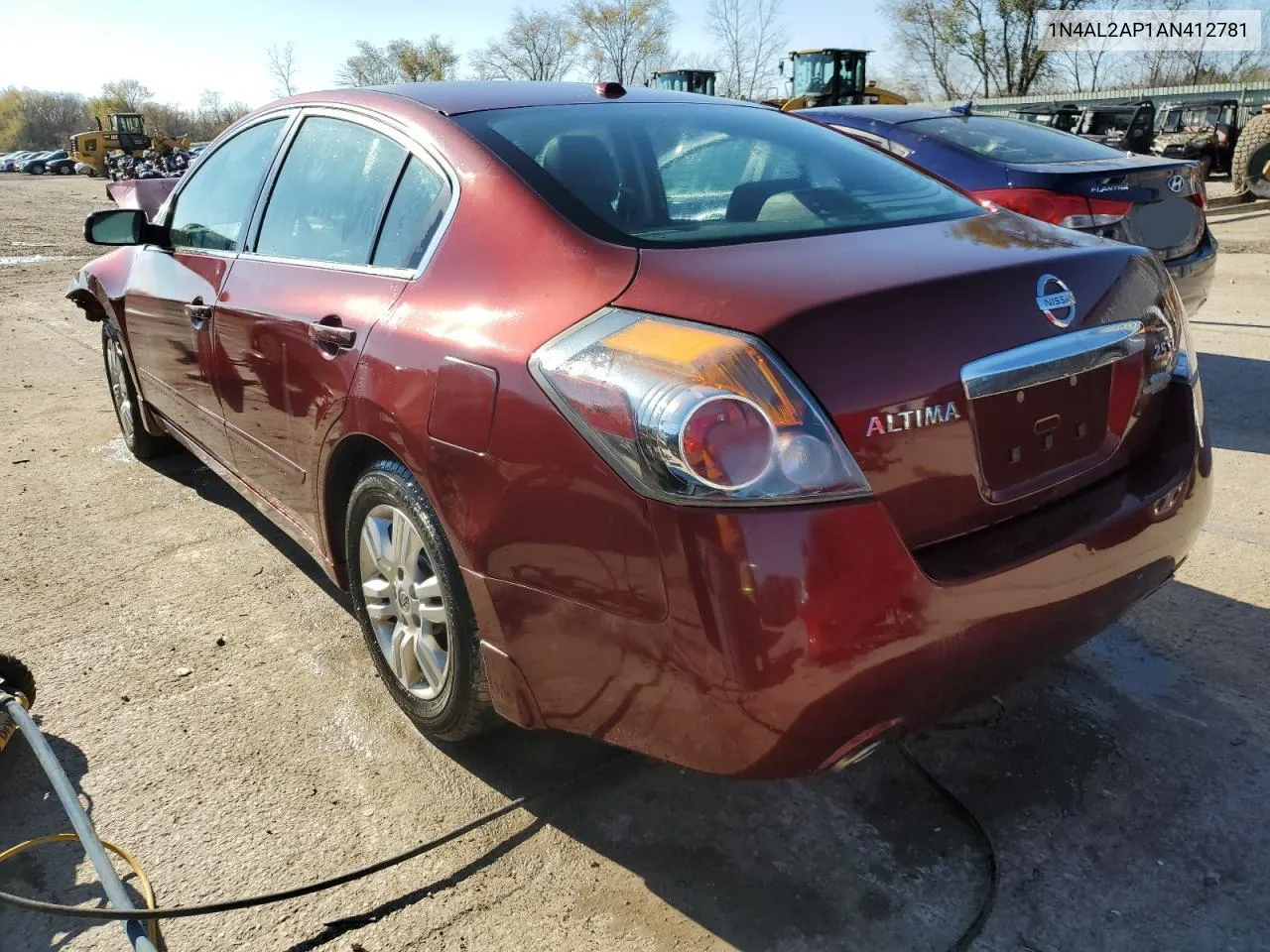 2010 Nissan Altima Base VIN: 1N4AL2AP1AN412781 Lot: 79184034