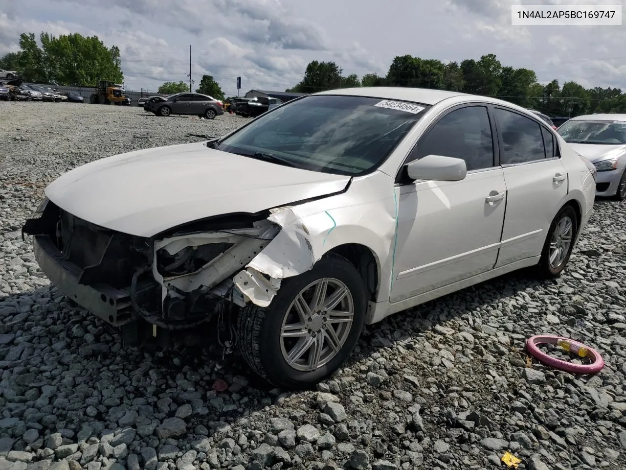 2011 Nissan Altima Base VIN: 1N4AL2AP5BC169747 Lot: 54234564