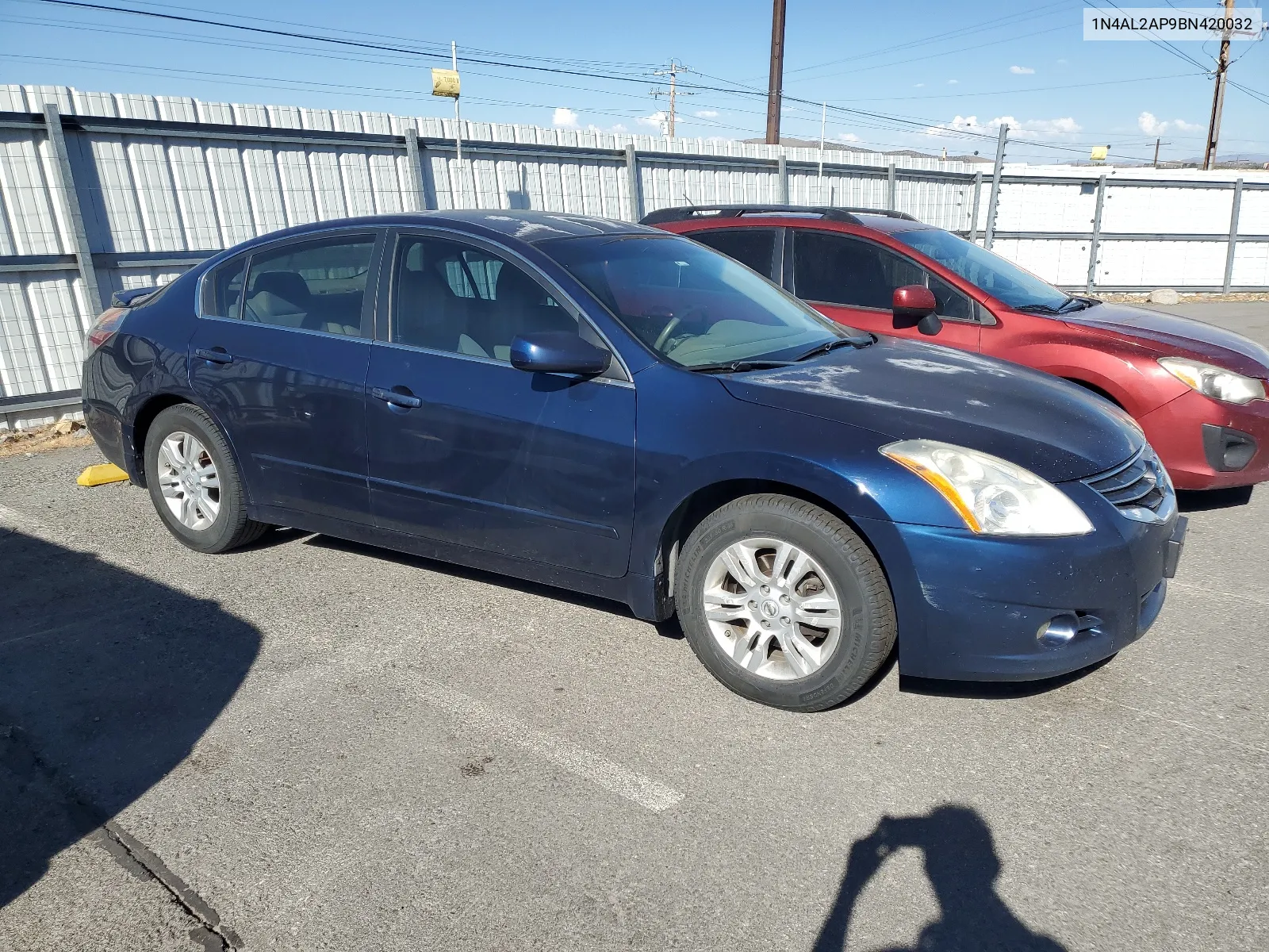 2011 Nissan Altima Base VIN: 1N4AL2AP9BN420032 Lot: 60311574