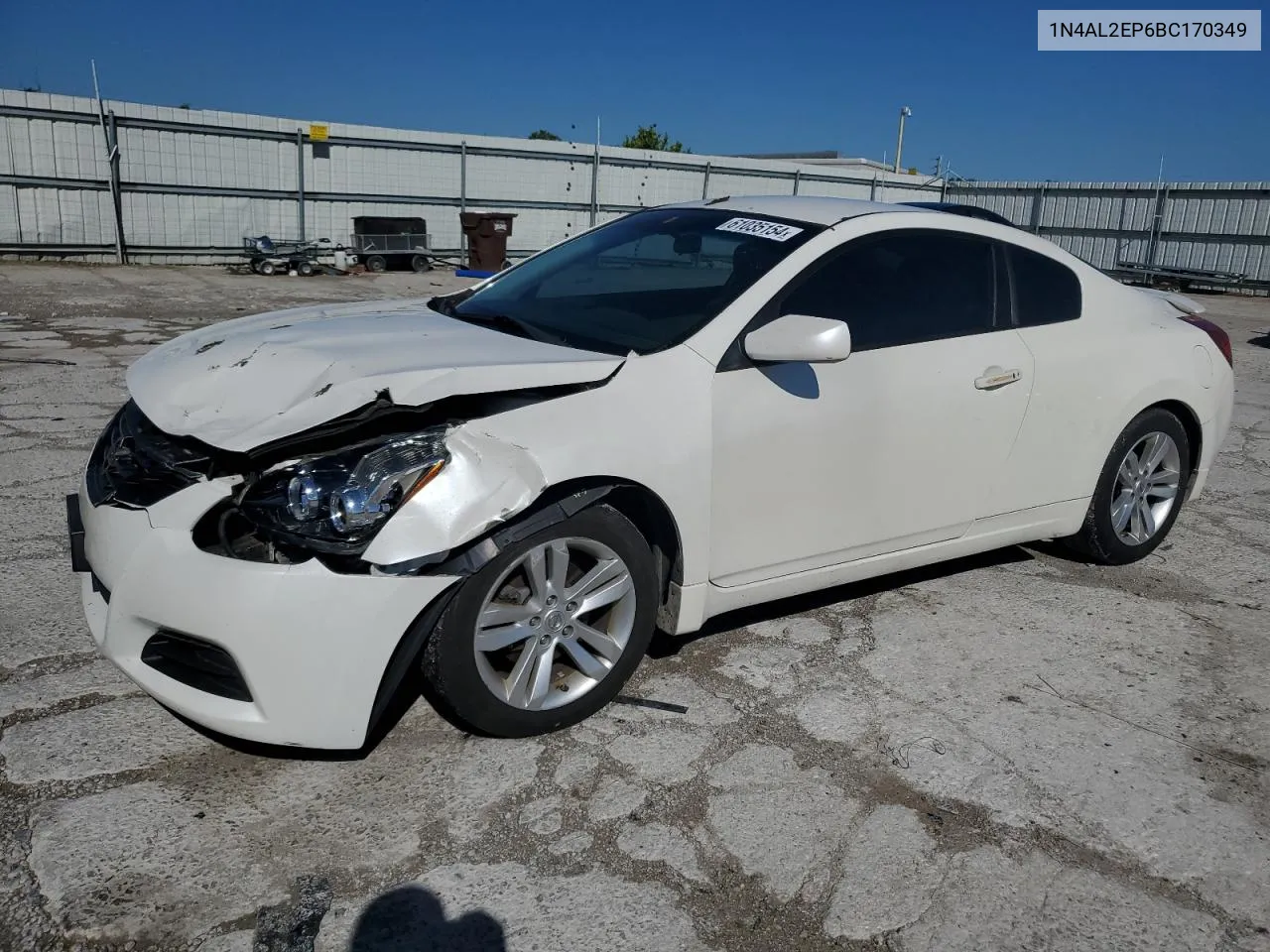 2011 Nissan Altima S VIN: 1N4AL2EP6BC170349 Lot: 61035154