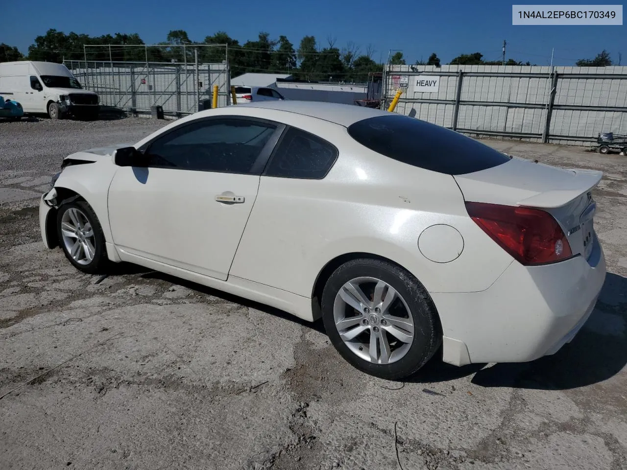 2011 Nissan Altima S VIN: 1N4AL2EP6BC170349 Lot: 61035154